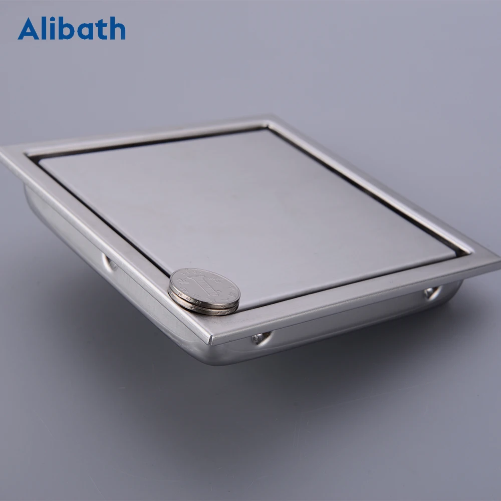 brushed 304 stainless steel 1511cm linear anti odor long floor drain bathroom invisible shower floor drain wholesale free global shipping