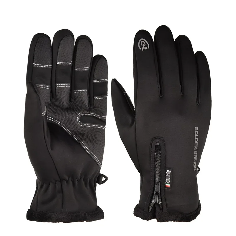 

Outdoor winter gloves waterproof motorcycle warm fleece lining wear-resistant touch screen non-slip motorcycle riding