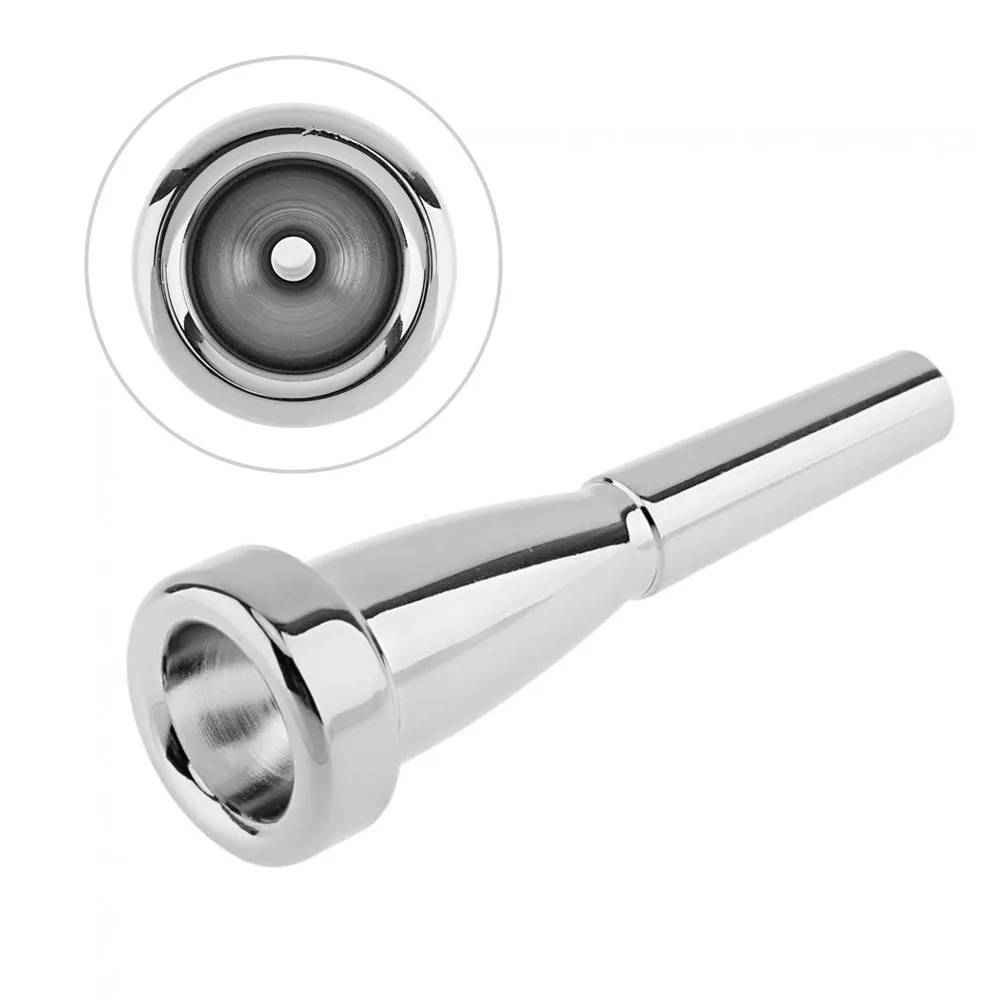 Профессиональные трубы мундштук 7C посеребренные металлические тромпета Пуля