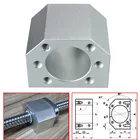 Части CNC шариковая гайка Корпус кронштейн держатель подходит для шаровых винтов шарик из алюминиевого сплава для 1604 1605 1610 51x39x39mm