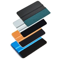 ehdis 4pcs vinyl car wrap squeegee carbon foil film wrapping no scratch suede felt scraper window tint water wipe cleaning tool