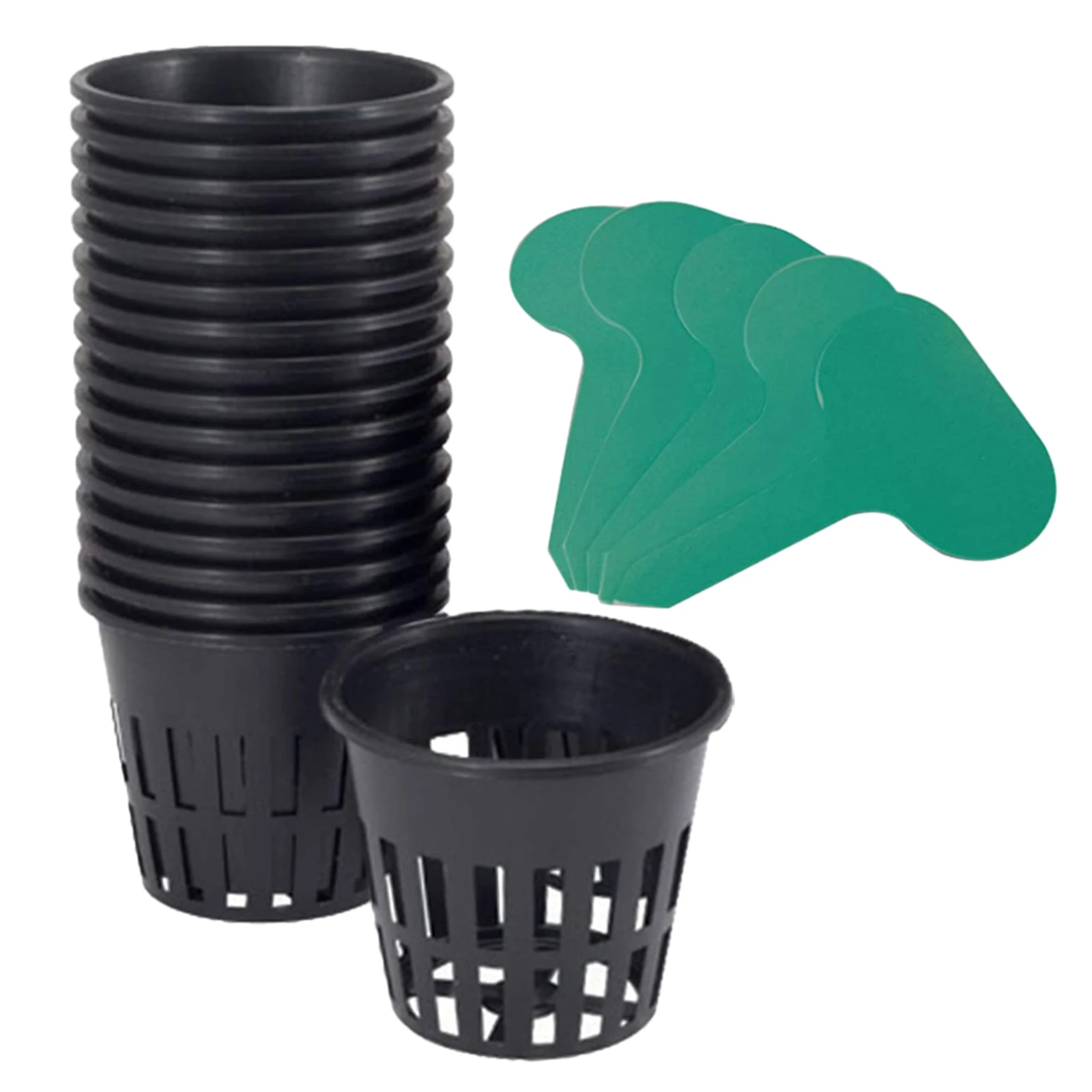 

3 "Сад щелевая сетка объем чашки с 10 шт. завод этикетки для гидропоники