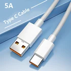 Зарядный кабель Xiaomi 5A, 33 Вт, 27 Вт, шнур для быстрой зарядки типа C для Mi 11, 10T, 10 Pro, цвет черный, Акула, 3S, Redmi Note10Pro, 9A, K30, K40