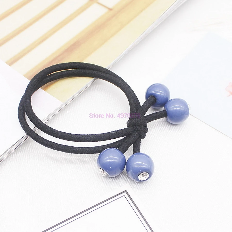 DHL 2000 шт многоцветный жемчуг Резиночки для волос Резиновые Ленты Эластичные