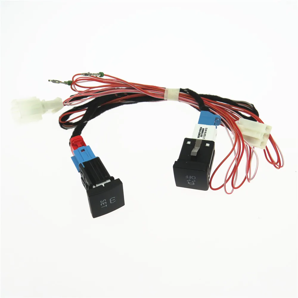 

SCJYRXS ESP OFF Anti Skid SET Tire Tyre Pressure Alarm Switch Plug Pigtail Harness 56D927121 1KD927117 for VW Golf MK6 Scirocco