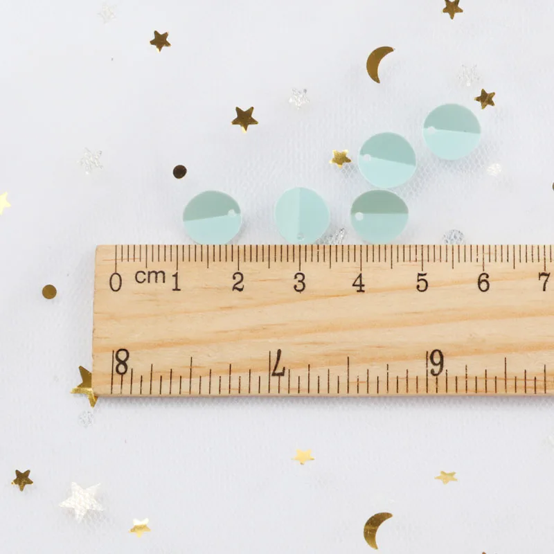 250 шт. (10 г) 10 мм сложенные пайетки овальные россыпью Matting Dia для шитья рукоделия