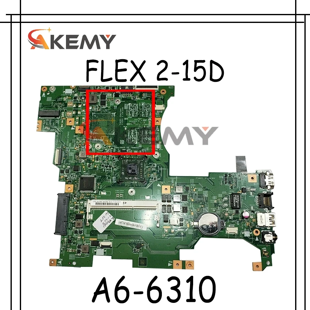 

Материнская плата для ноутбука LENOVO Ideapad FLEX 2-15D A6-6310 5B20G00850 13310-1 448.01001.0011