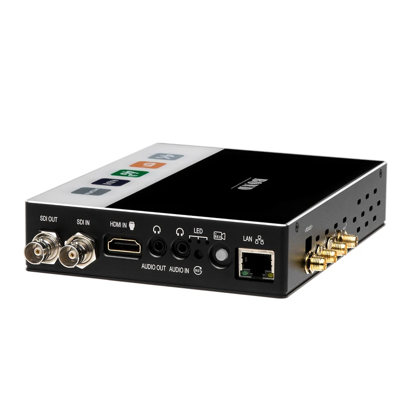 Датчик для потокового видео HaiweiTech K3 Plus H.265/H.264 HDMI и SDI на IP 3 Sim карты 4G/Wi Fi мультиlink 4K