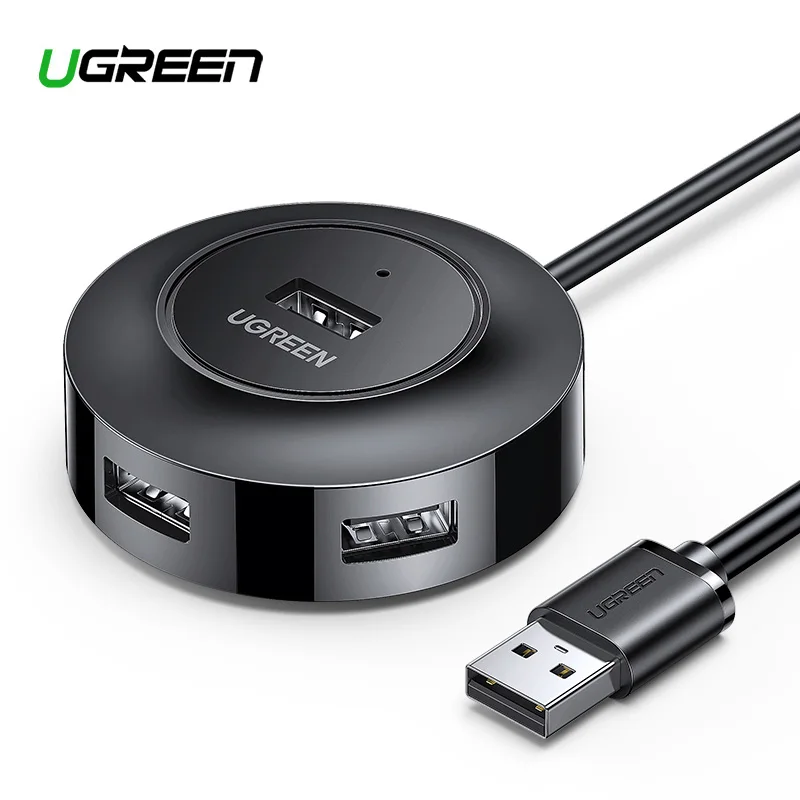Ugreen usb хаб 4 порта USB 2 0 Разветвитель переключатель с порт зарядки Micro для iMac