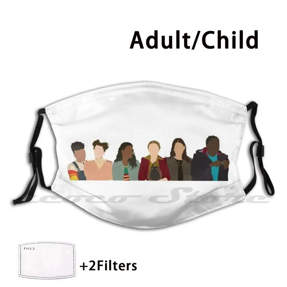 

It's Just A Stupid Bus Mask Cloth Washable DIY Filter Pm2.5 Adult Kids Sex Sex High School Otis Maeve Sex