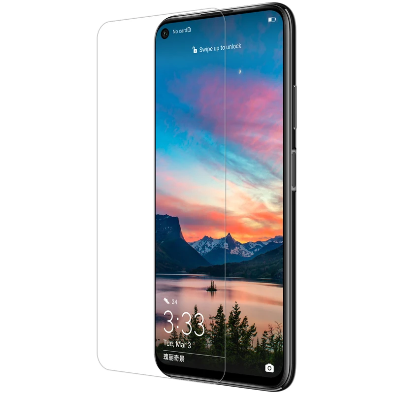 

NILLKIN Huawei P40 Lite Защитное стекло для экрана Amazing H 0,3 мм нано взрывозащищенный Huawei Nova 6 SE /Nova 7i закаленное стекло