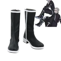 anime tokyo revengers ran haitani cosplay shoes boots black white color casual shoes for women men halloween party costume prop