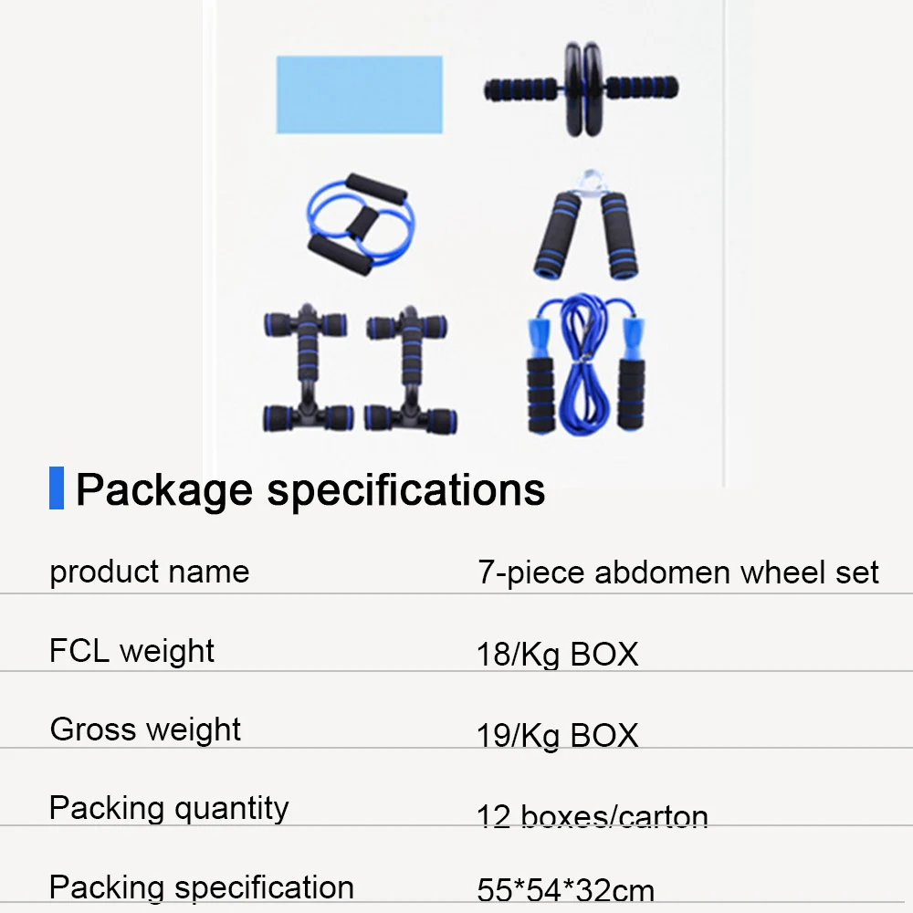 

FDBRO Push-Up Bracket Resistance Rope Grip Strength Device Ab Roller Abdomen Wheel Skipping Portable Fitness Equipment Exercise