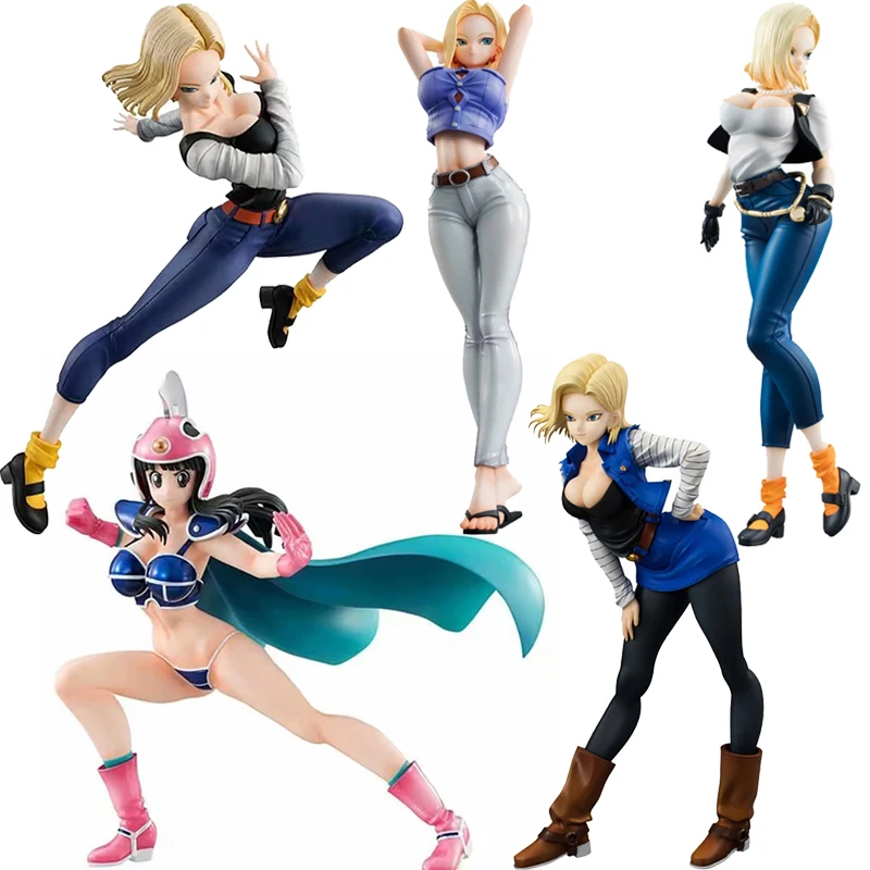 

Dragon Ball Sexy Girl Lazuli Android 18 Action Figure Gals Chi-Chi Armor Android Figurine Figma Toys Doll Christmas Gift 20cm