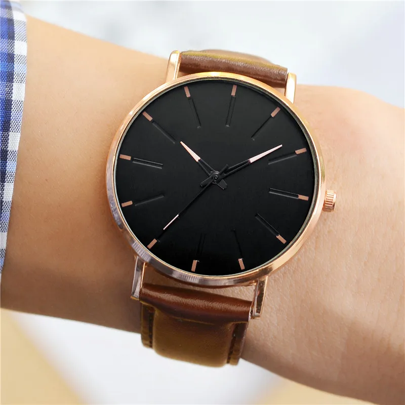 Роскошные часы кварцевые с циферблатом из нержавеющей стали повседневные