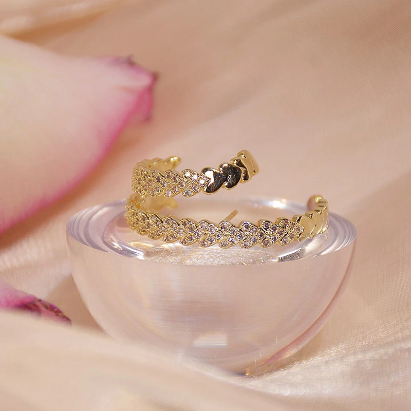 

Luxury 14K Real Gold Asymmetric Pearl Earrings for Women Jewelry Brilliant AAA Zirconia S925 Silver Needle Stud Wedding Party