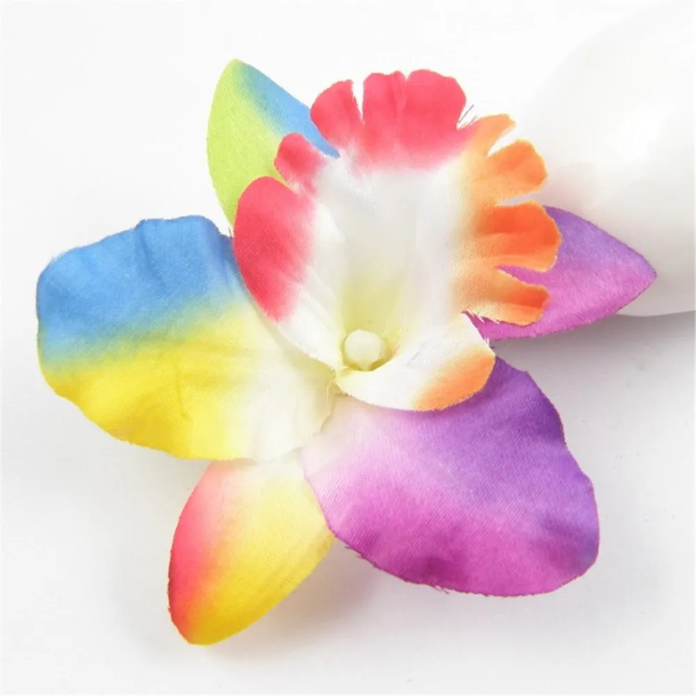 Женская заколка для волос Пляжная в богемном стиле с цветами и орхидеей