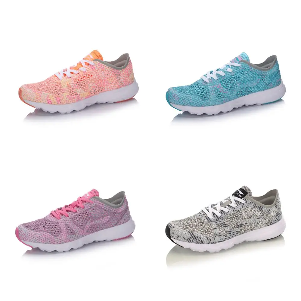 Li-Ning/Женская обувь для бега ярких цветов Светильник с текстильной подкладкой