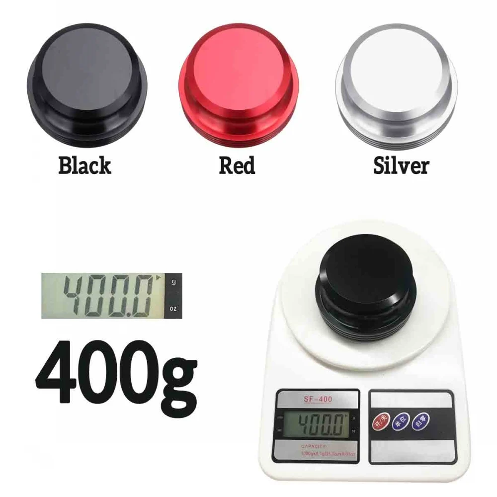 Виниловый стабилизатор веса для записи поворотных столов LP черный Алюминиевый