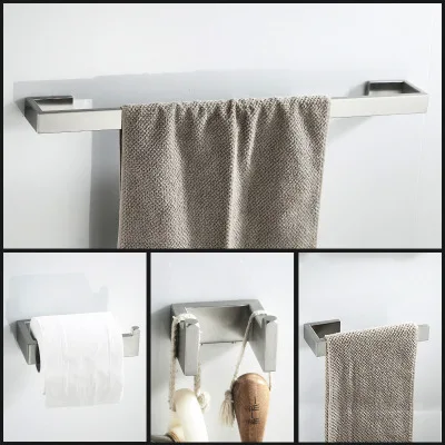 

Paper Holders Euro style Bathroom Accessories Stainless Steel Bath Hardware Set Bathroom fittingTowel ring DG8600SN