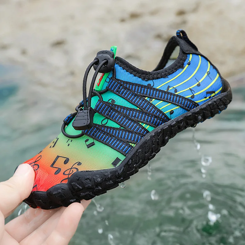 

Breathable Non Slip Comfortable Aqua Shoe Boys Girls Quick-Dry Beach Water Sports Shoes Childrens Barefoot Upstream Wading Shoe