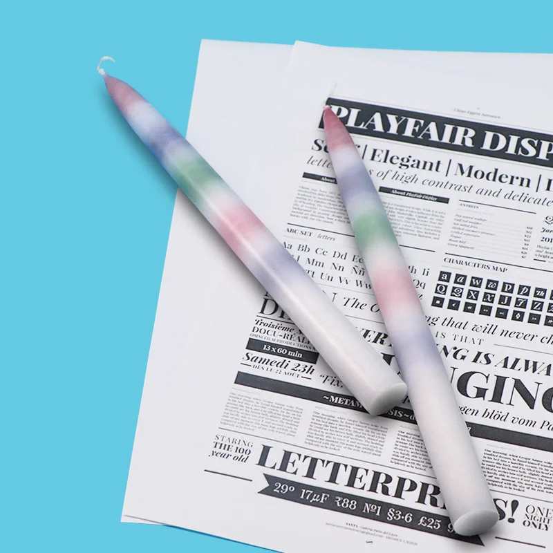 2 шт. Радуга капельного магия свечи штендеров ужин лампы в форме декоративные для