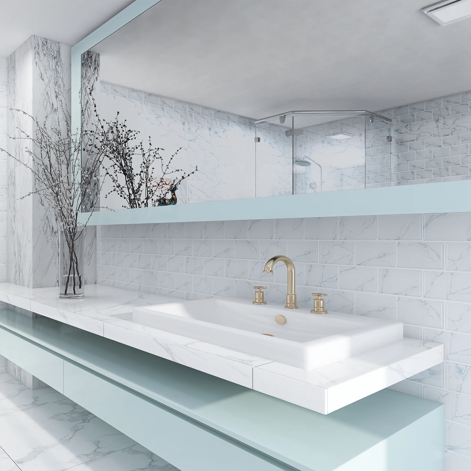 morcar tile stickers home waterproof self adhesive mosaic vinyl wall kitchen peel and stick backsplash bathroom decor paper 1pcs free global shipping