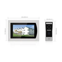 Jeatone Tuya smart 7inch WIFI indoor Monitor doorbell IP video intercom record videosnapshot AHD720P32G 87712