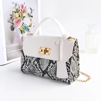 summer 2021 korean womens bag snag color clasp chain platinum small square shoulder bags for women designer handbags female