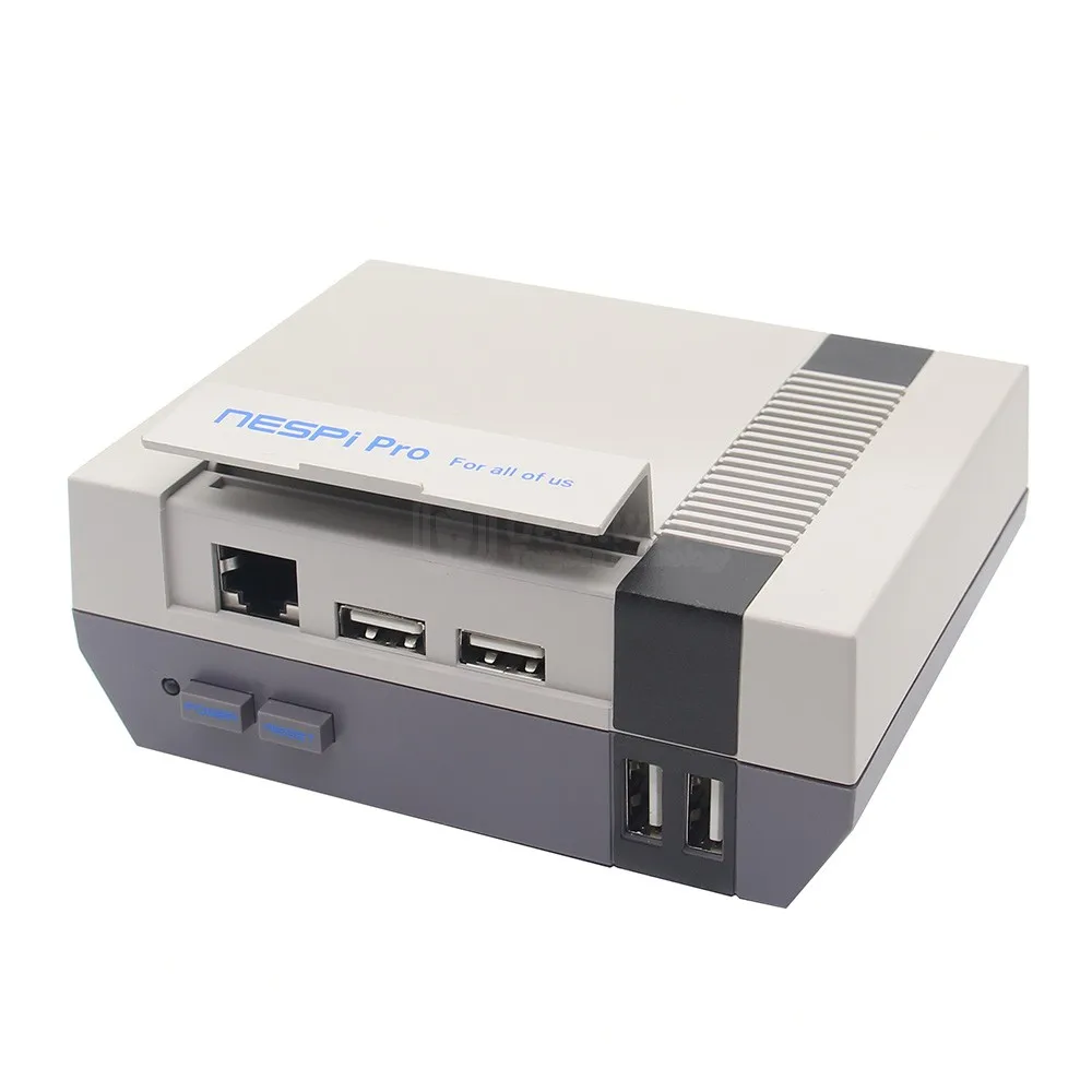 Новый чехол NESPi Pro с RTC Raspberry Pi 3 B + (Plus) NES FS Стильный вентилятором и радиаторами Model