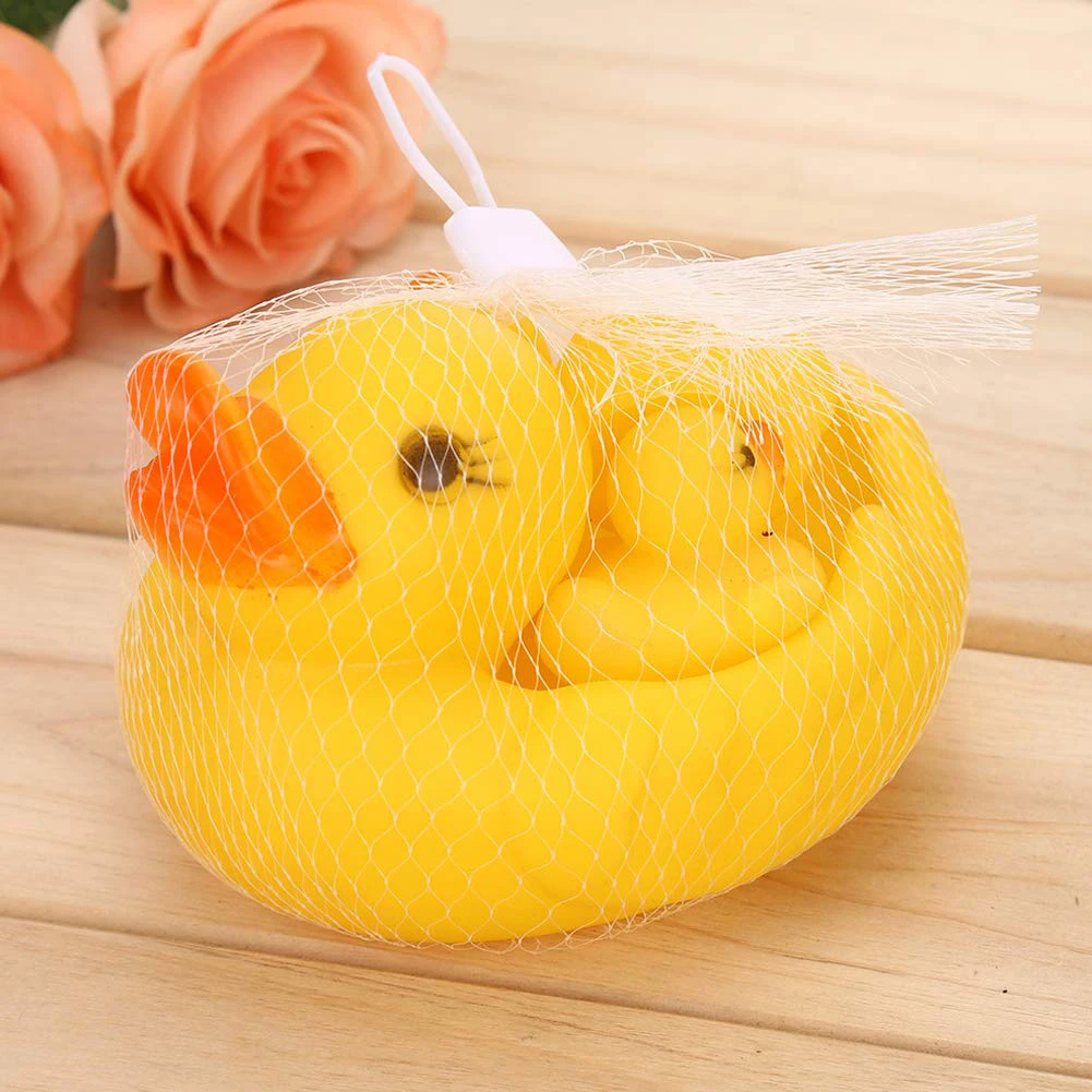 4 шт./компл. Мягкая Мини кукла пищалка для купания плавающая развивающая игрушка