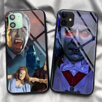 dracula christopher phone case tempered glass for iphone 11 pro xr xs max 8 x 7 6s 6 plus se 2020 12 pro max mini case