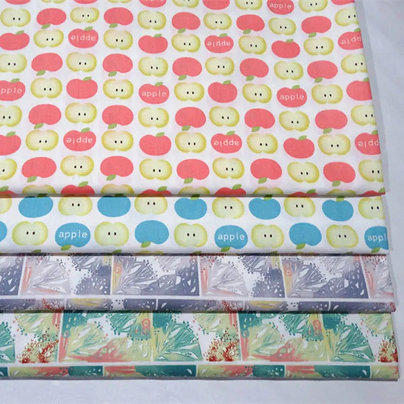 Лоскутная саржевая дышащая ткань из чистого хлопка для мебели ручной работы