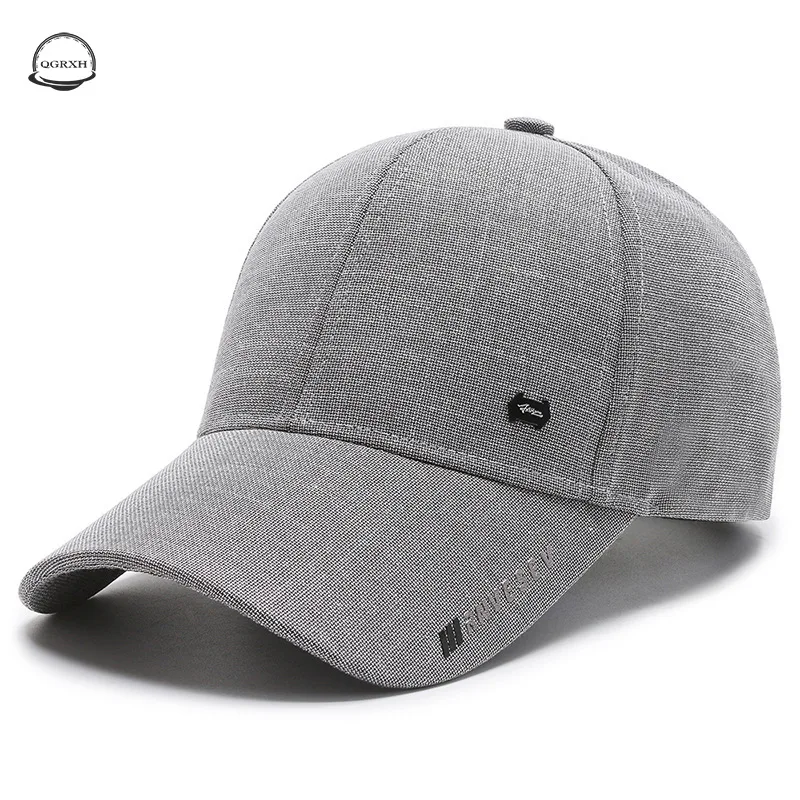 

Baseball Cap Korean Version of The Wild Black Middle-aged Men's Caps Spring and Summer Fashion Casual Sunscreen Sunshade Dad Hat