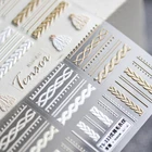 1 штука; Зимний вязаный свитер одежда с 5D ногтей Наклейка гравированные тиснением клей для накладных ногтей наклейки для Новый год подарок на день Святого Валентина