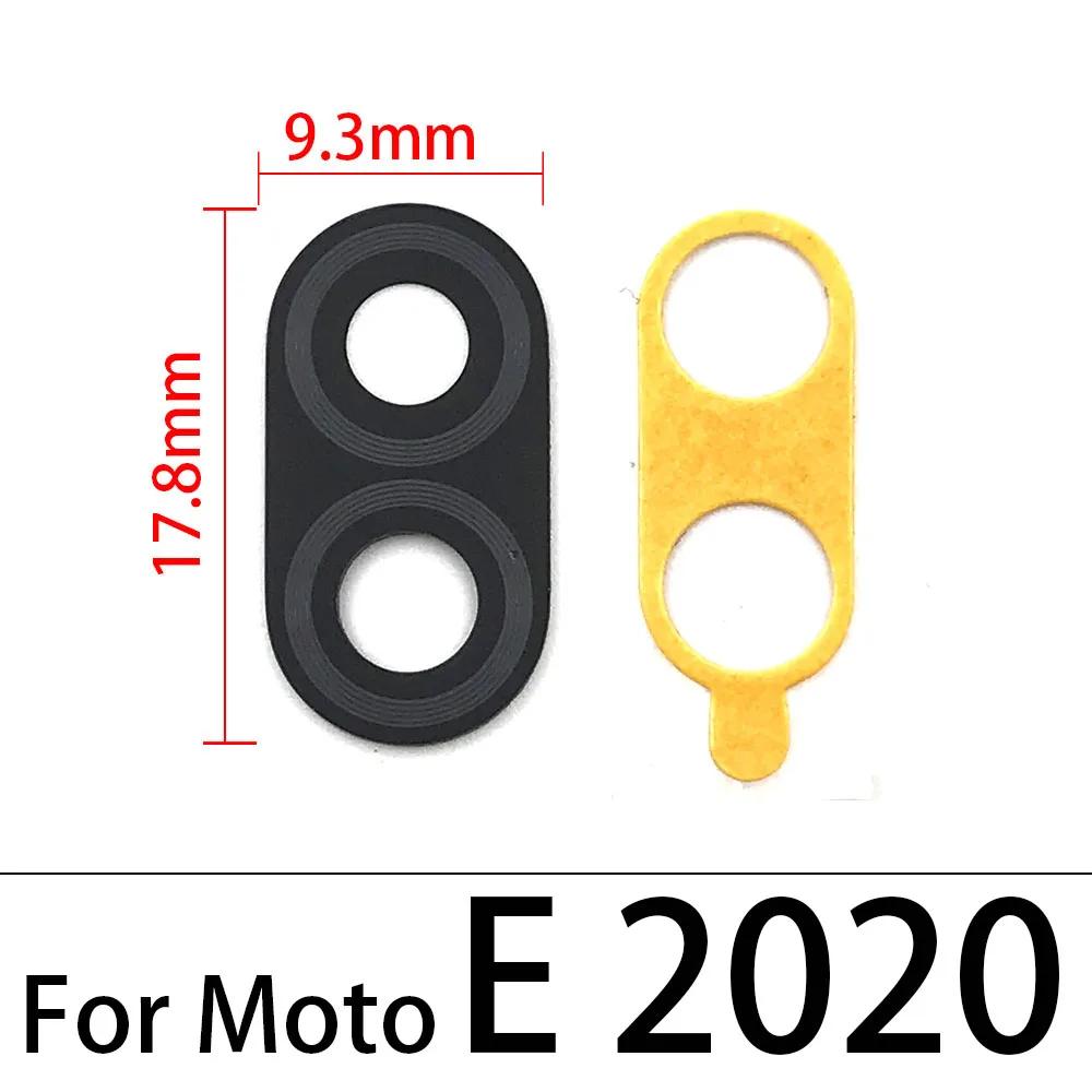 Rear Back Camera Glass Lens For Moto E 2020 E7 E5 Plus One Hyper One Fusion G 5G Play G10 G20 G30 G Stylus Camera Glass Lens photo frame phone