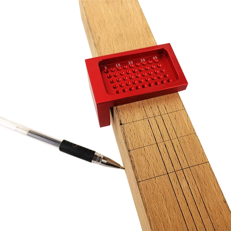 

Woodworking Tracing Marking Ruler T-50 Measuring Tool T-type Scribe Mark Measurement Tool Aluminum Alloy Cross-calibration Ruler