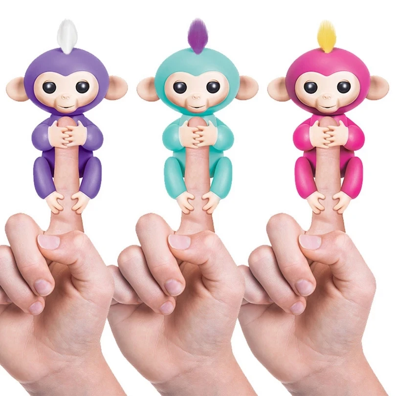 Finger monkey pack Finger baby Monkey Rose Interactive Baby Pet Intelligent Toy Tip Monkey Smart Electronic Pet finger monkey