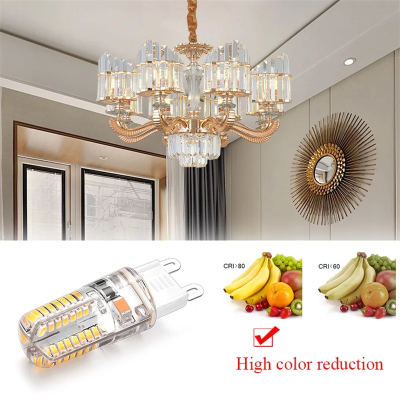 Dozzlor G9 светодиодный светильник для замены галогенной лампы 9 Вт 64 12 104 AC 220 В