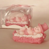 10 wedding gifts and baby shower birthday party cradle boy candle souvenir decoration
