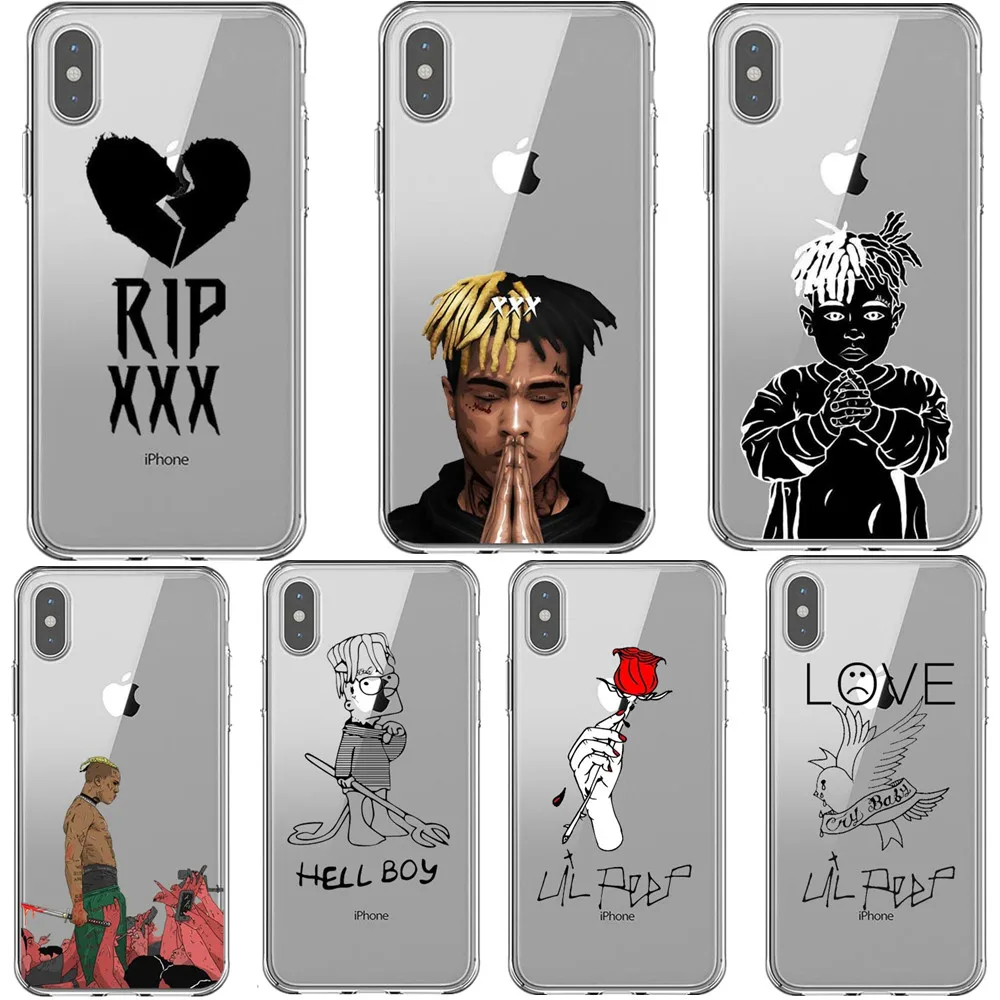 Хип-хоп рэпер xxxtentacion bad vibes forever Lil Peep Rose чехлы для телефонов iPhone 11 Pro Max 6 6s 7 8 Plus X XS MAX