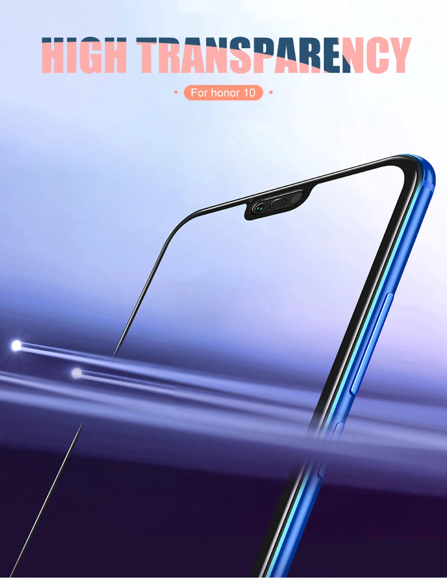 30D полный защитный Стекло для Huawei honor 8 9 10 20 облегченное закаленное стекло на honor вид 10 20 V8 V9 V10 V20 Экран защитная пленка