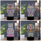 EverShine светодиодный ная лампа DIY алмазная живопись светильник Алмазная вышивка красочные семсветильник s домашний декор ручной работы