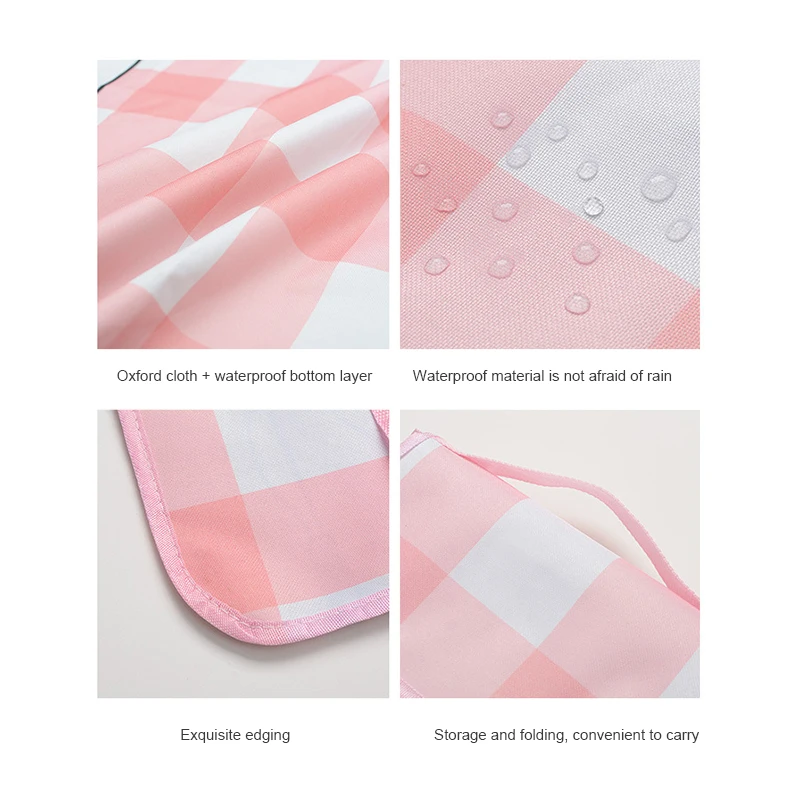 

Picnic Mat Thick Waterproof Oxford Cloth Foldable Portable Outdoor Grass moisture Proof Mat LDF668
