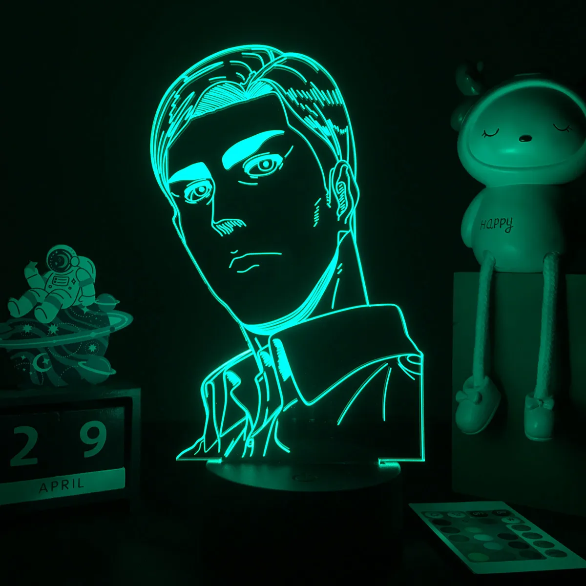 Ночник в стиле японского аниме атака на Титанов детский декоративный светильник