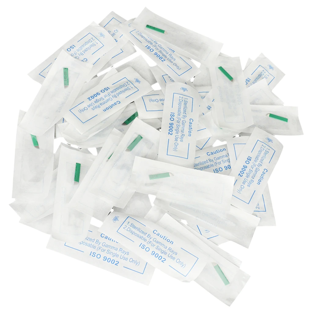 

50pcs Eyebrow Microblading Needles 14 Pins Disposable Makeup Supplies