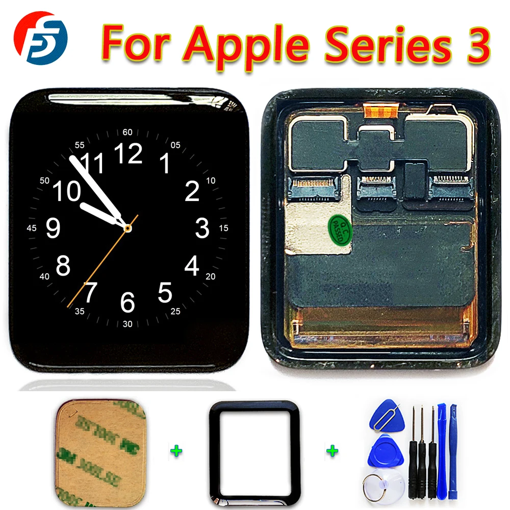 Fansu GPS LTE ЖК-дисплей для Apple Watch Series 3 кодирующий преобразователь сенсорного экрана