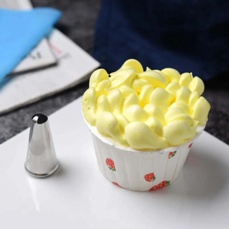 1pc Bakerdream украшение торта фонданта кекс глазурь кондитерский инструмент трубопровод Насадки Советы мульти-открытие украшение наконечник для травы волос мех - Цвет: 1pc
