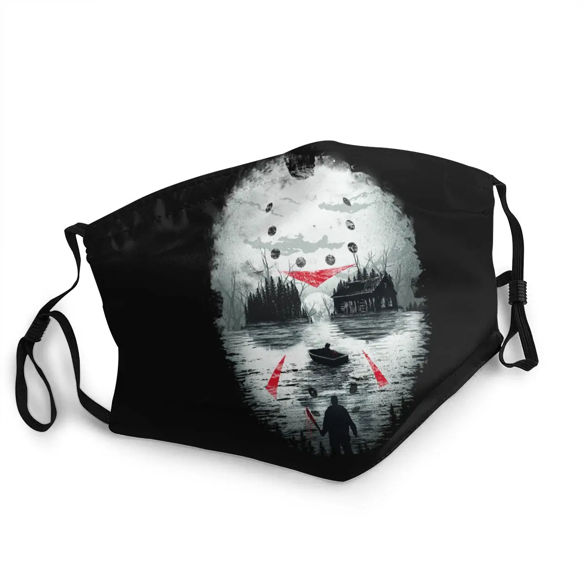 Пятница Фотофон с изображением ночи монстра пятница Non одноразовая маска для