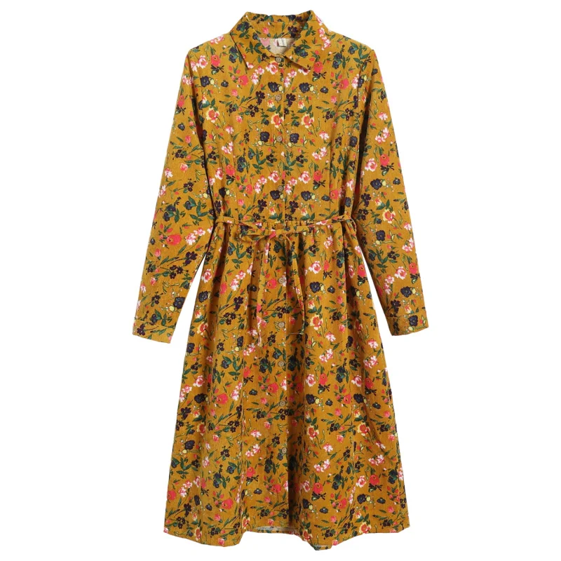 

Женское платье с цветочным принтом, элегантное платье для отпуска в стиле ретро, в стиле бохо, в стиле Харадзюку, облегающее платье в Корейск...